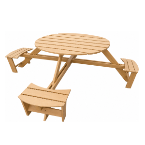 Set picnic masa rotunda cu scaune UMMA02 - Urban Market SRL
