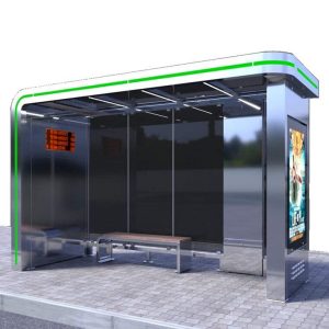 Statie autobuz SMART din otel inoxidabil UM4858