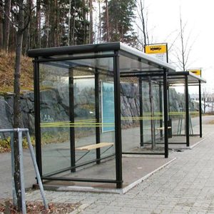 Statie de autobuz din aluminiu UMM190