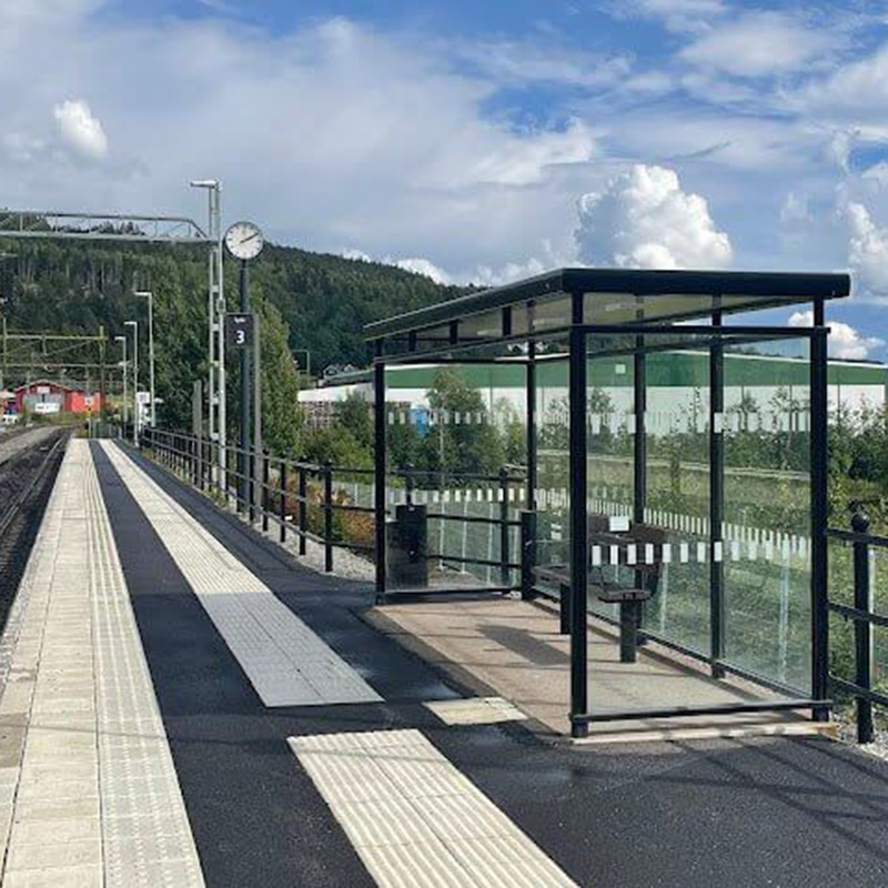 Statie de autobuz din aluminiu UMM190 adapost calatori