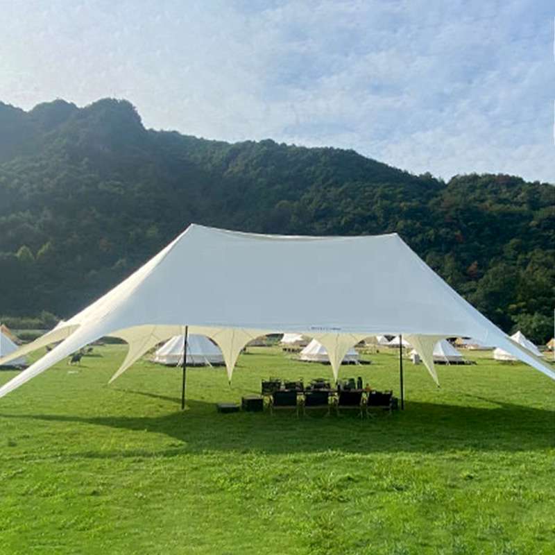 Copertina cu acoperis plat UMV13 glamping petreceri aer liber