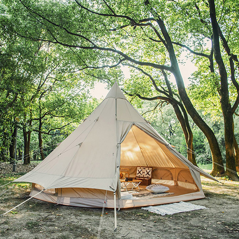 Cort piramidal cu usa dubla UMC303 camping parc